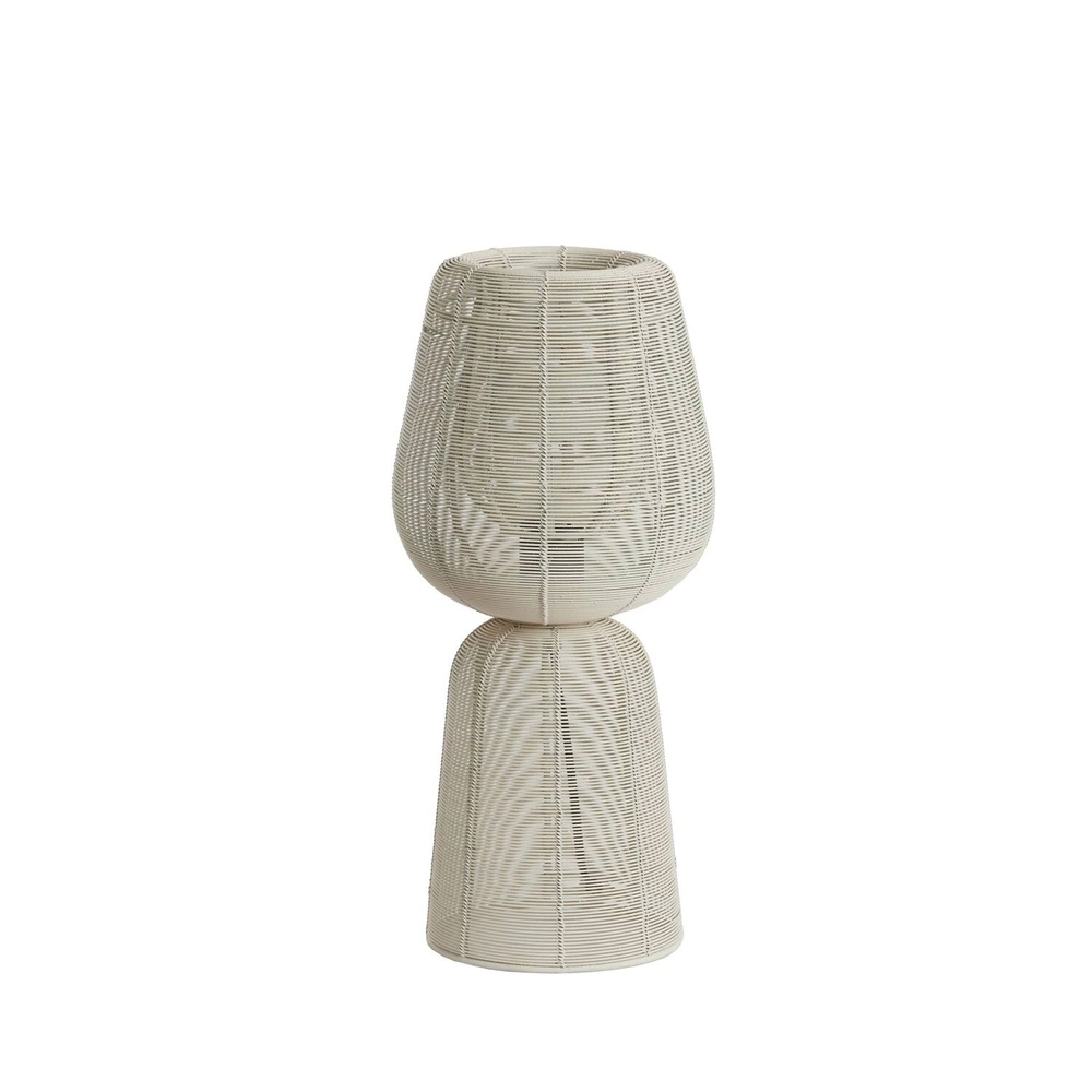 Tafellamp Aboso wit Ø 18cm