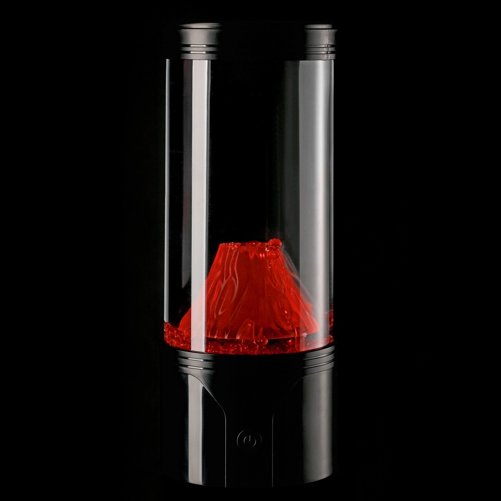 Lavalamp Vulcano zwart Brilliant 4004353477423