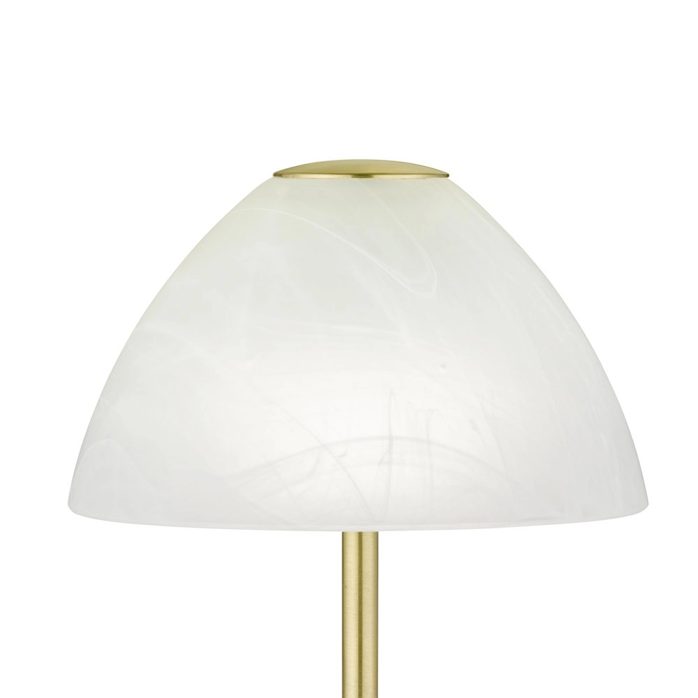 LED tafellamp Queen 24cm messing mat Trio 4017807369540