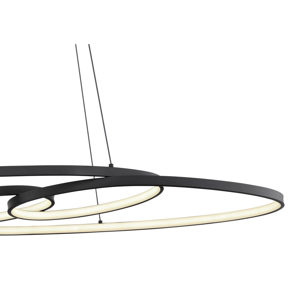 Design hanglamp Spira zwart Globo 9007371450251