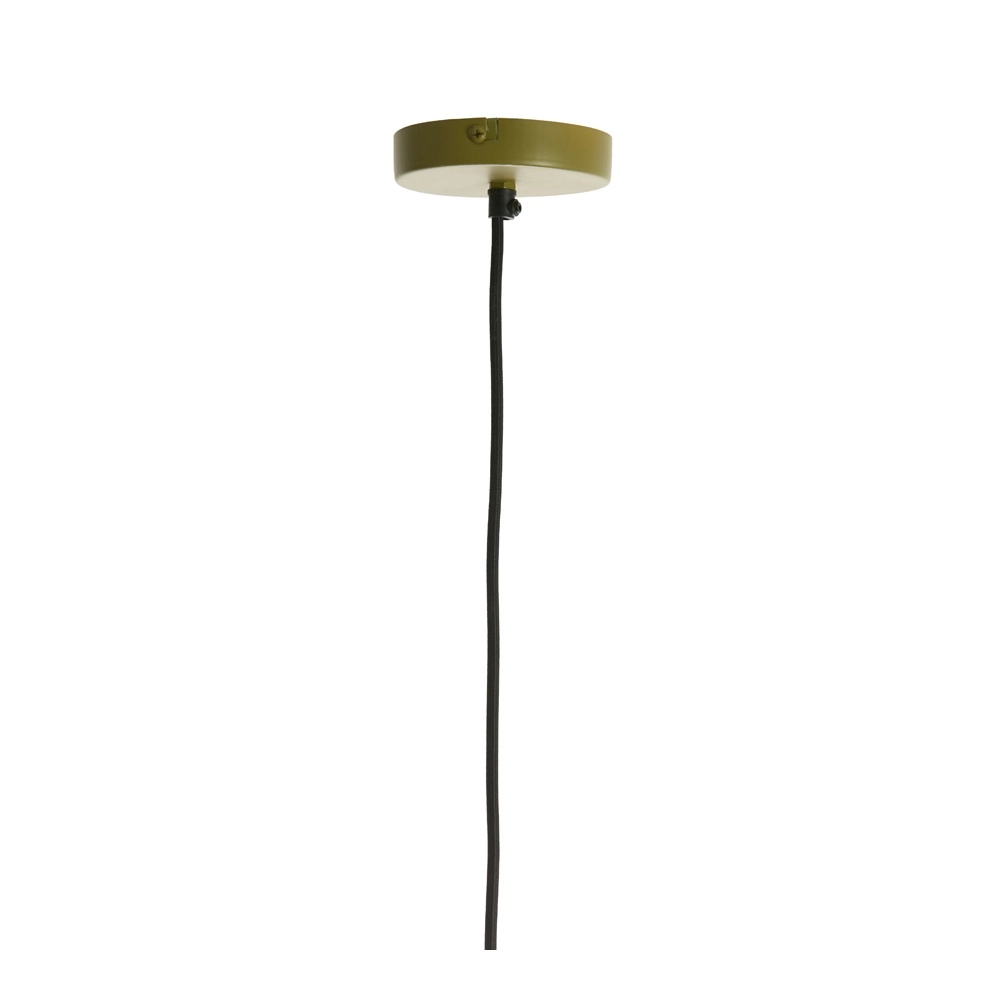 Design hanglamp Milatos groen Ø 28,5cm Light & Living 8717807838638