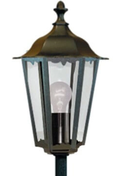 Klassieke lantaarn Alex zwart Searchlight 5013874158130