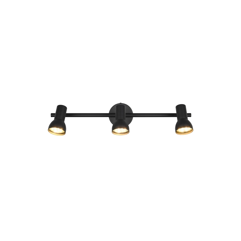 Plafondlamp Cantar zwart 3-lichts Trio 4017807615920