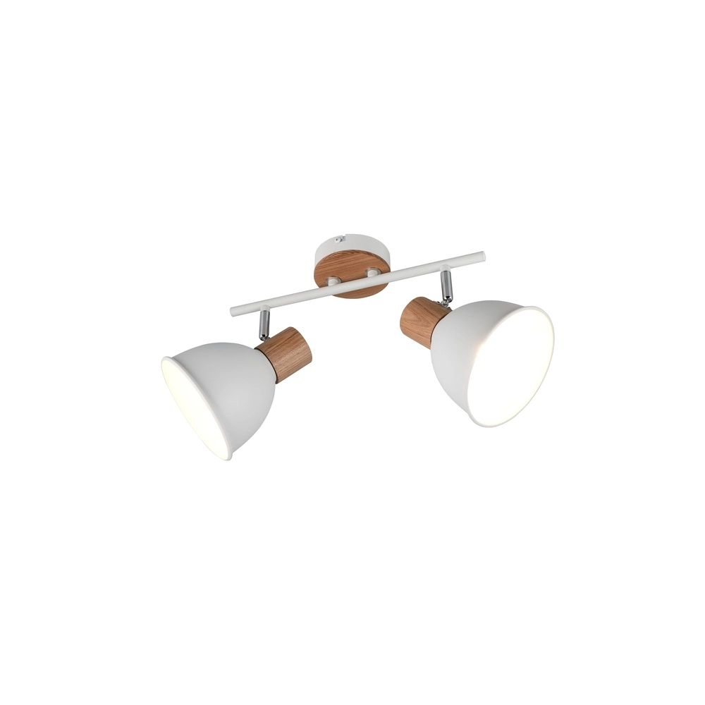Plafondlamp Delume dubbel wit Trio 4017807672251