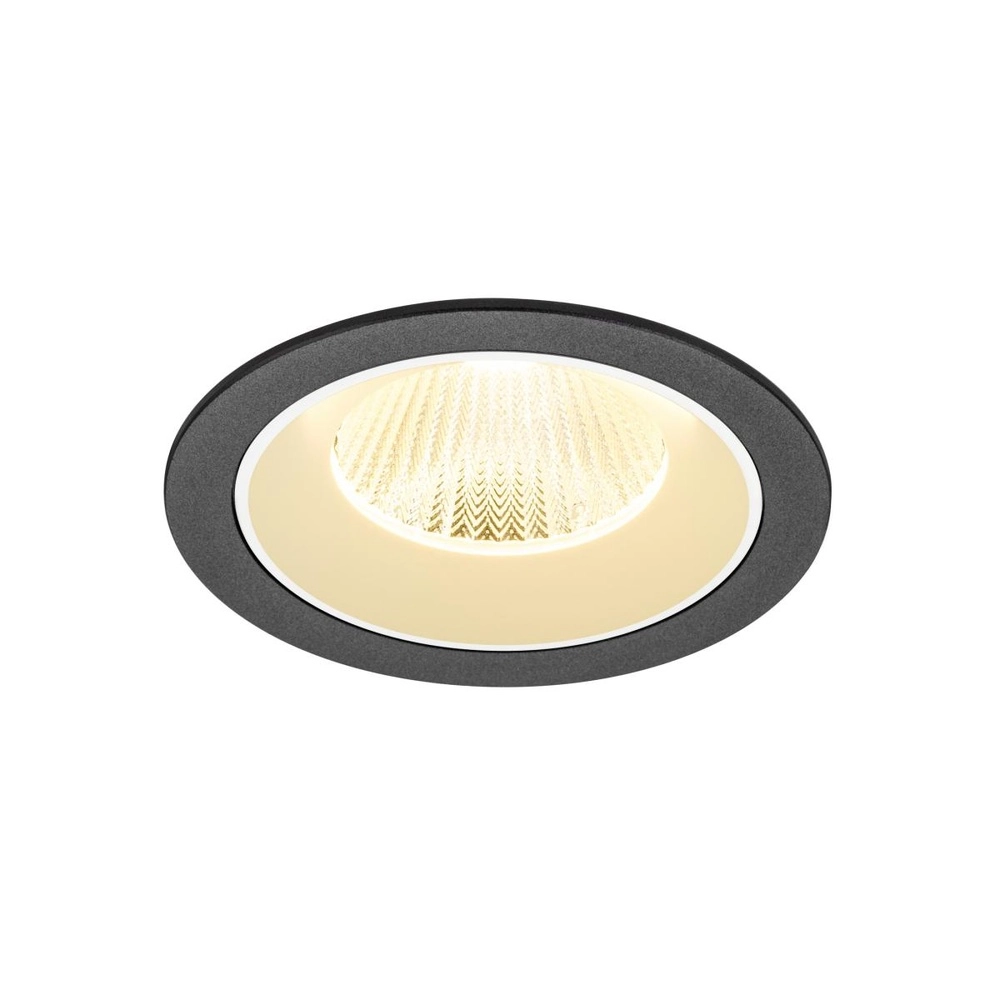 Inbouwspot Numinos L zwart/wit 3000K - 40gr