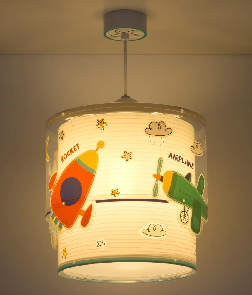 Kinderkamer hanglamp Baby Travel 26cm gekleurd Dalber 8420406002774