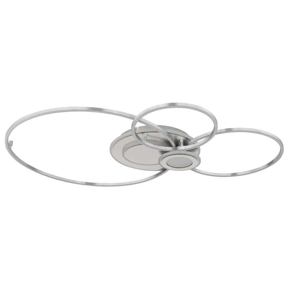Zilvergrijze plafondlamp Beltran design Globo 9007371583690