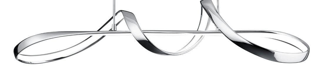 Led hanglamp Perugia chroom Trio 4017807525823