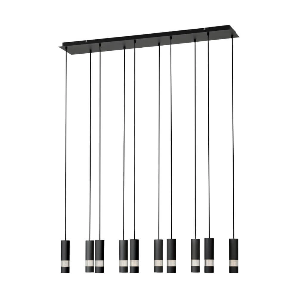 Rechthoekige hanglamp Bernabeta 10-lichts