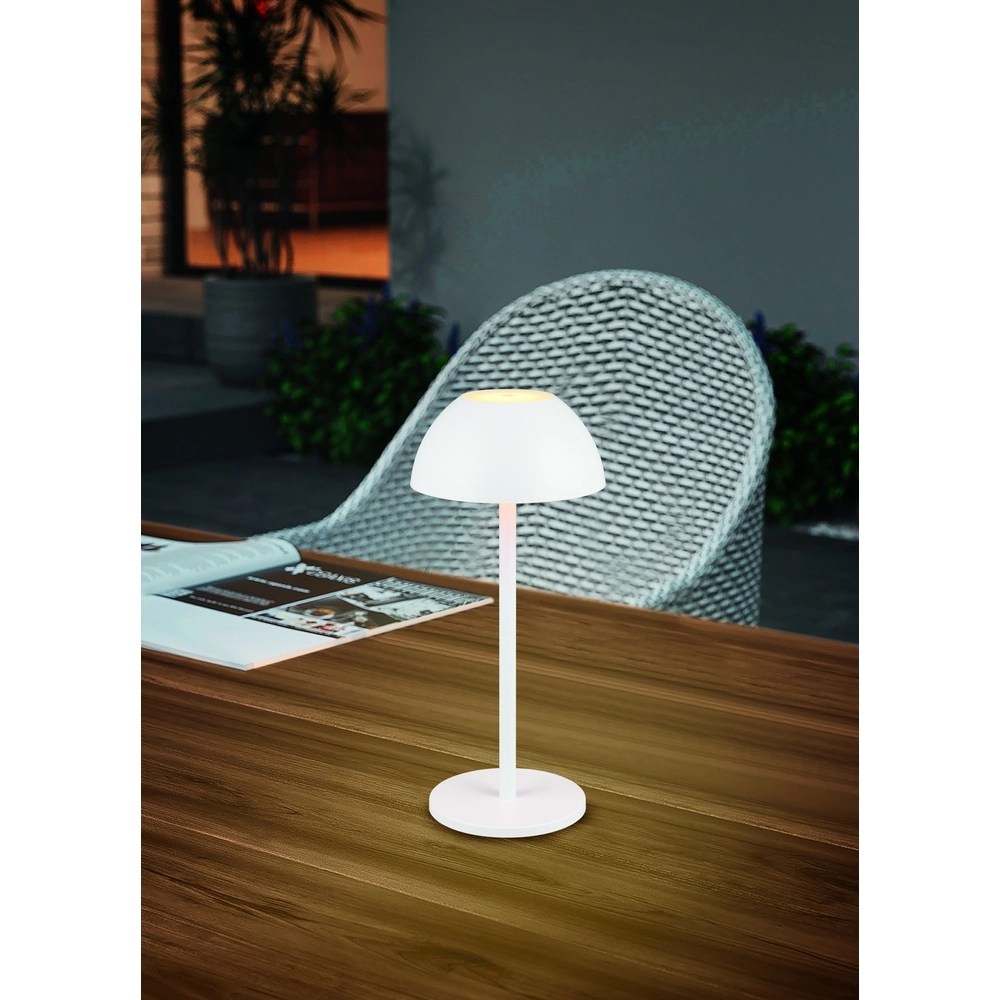Tafellampje Ricardo wit Ø 13,5cm Trio 4017807601787