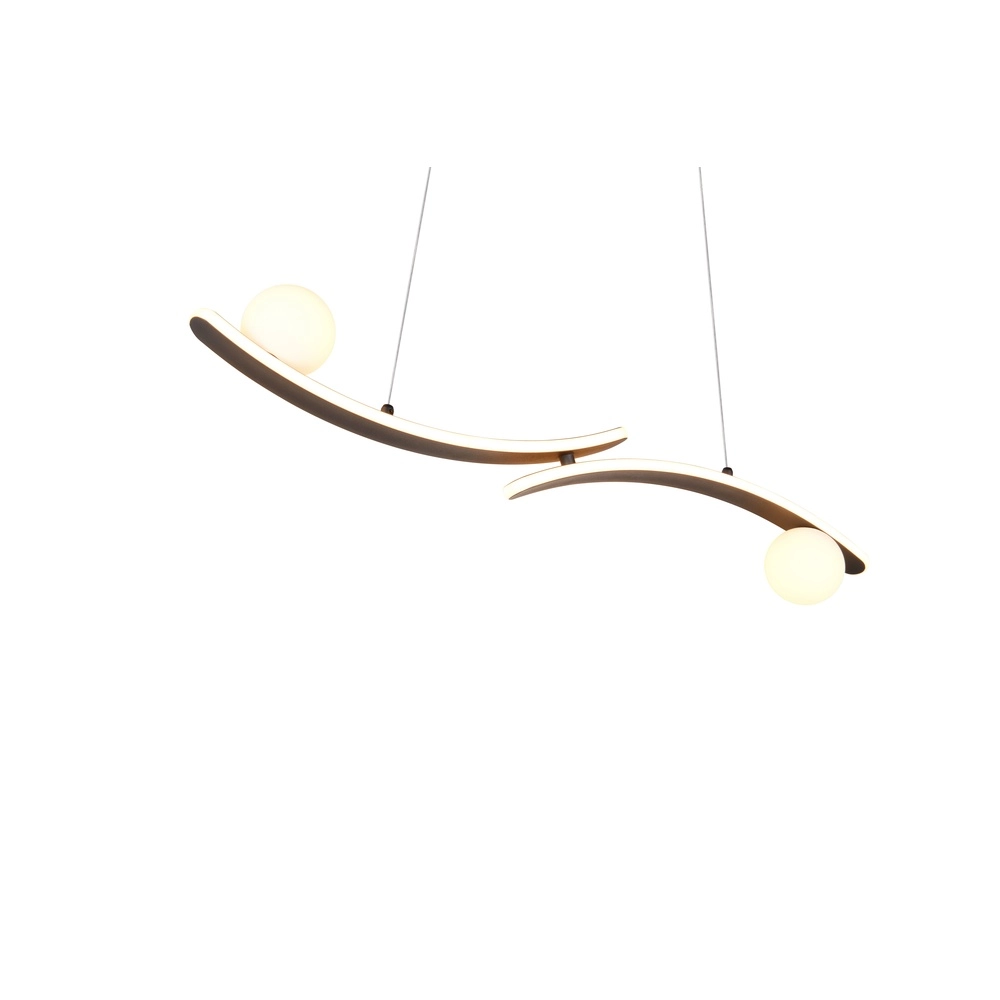Design hanglamp Napoli zwart Trio 4017807683462