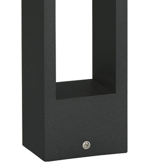 Led Tuinpad lamp Padestal 90cm - zwart Albert 4007235622522