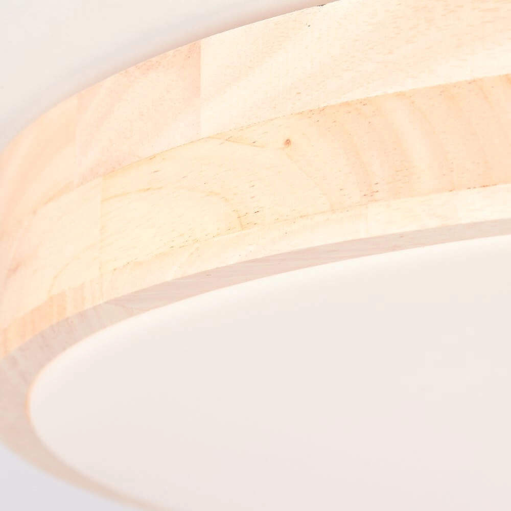 Houten plafondlamp Slimline Ø 50cm Brilliant 4004353426582