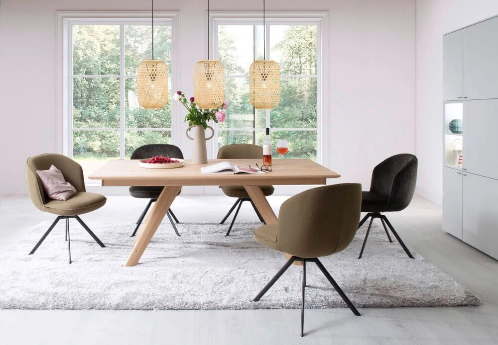 Rotan hanglamp Calla licht hout Fischer & Honsel 4052231600067
