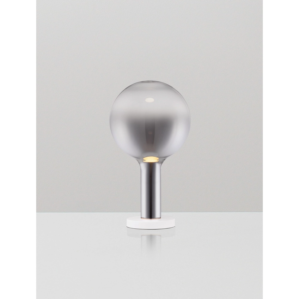 Tafellamp Nostos smoke glas