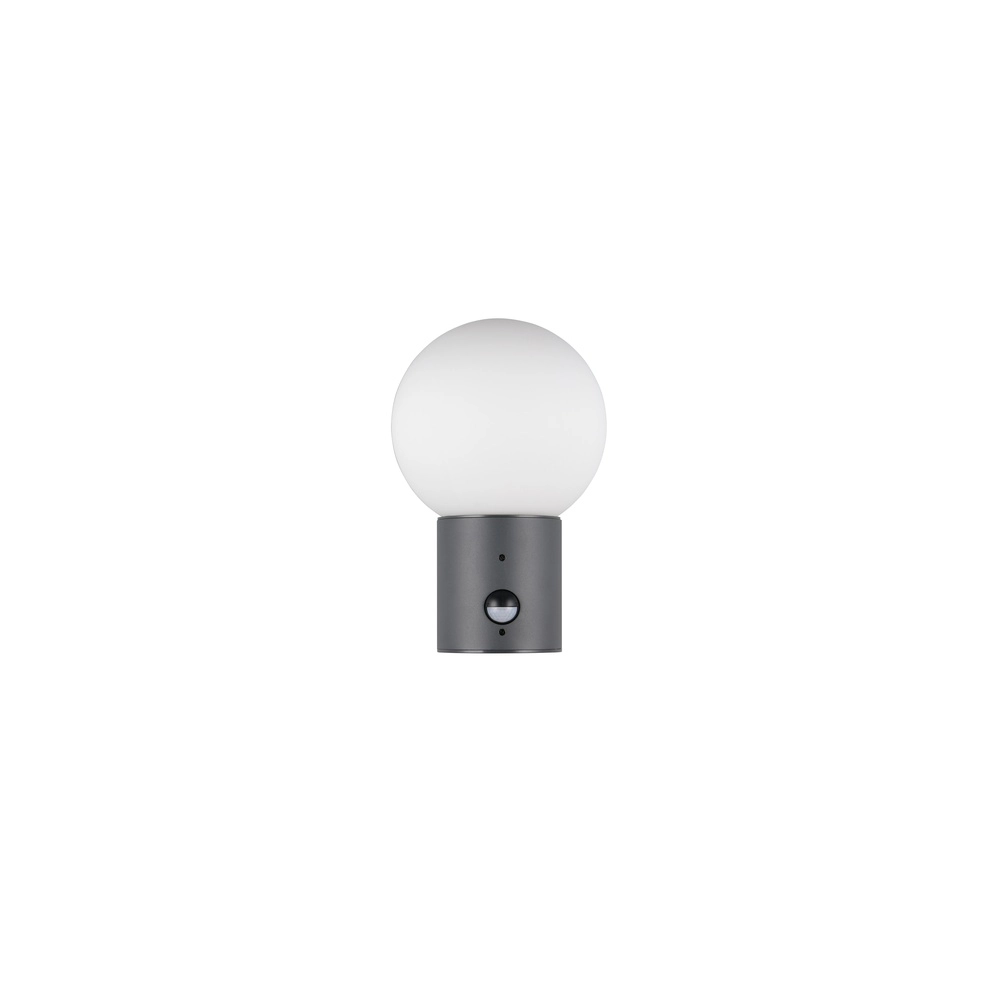 Bol wandlamp Mures antraciet met sensor Trio 4017807687200