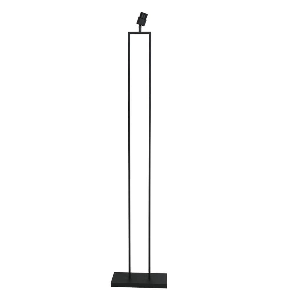 Vloerlamp 160cm Stang zwart met strokleurige kap Steinhauer 8712746173833