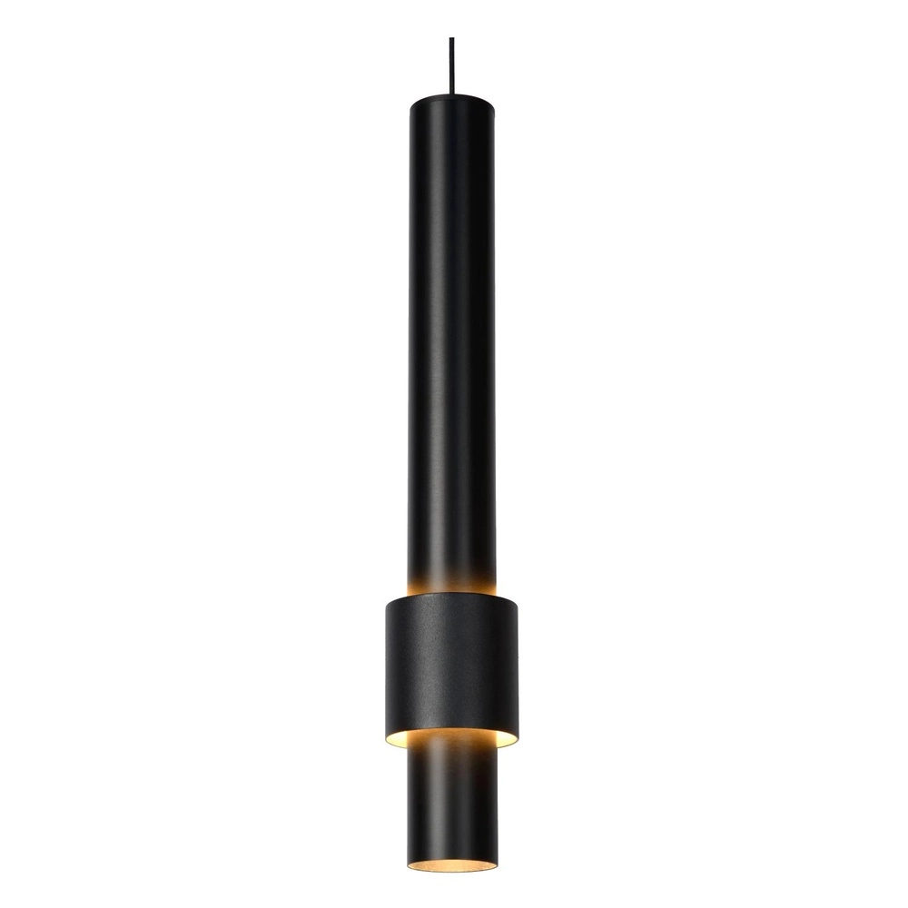 Strakke hanglamp Margary 5-lichts zwart Lucide 5411212241917