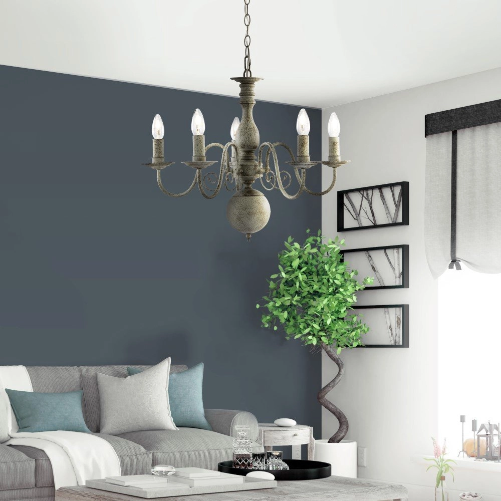 Kroonluchter Greythorne Searchlight 5053423020105