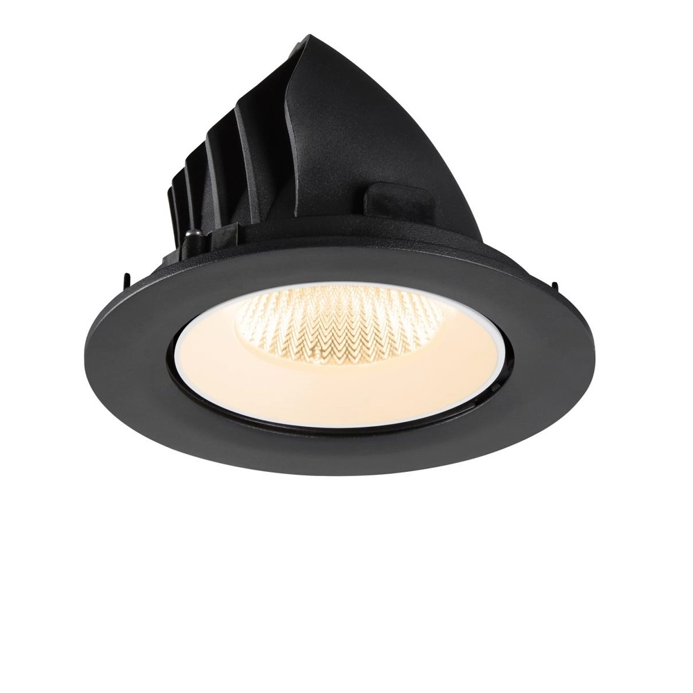 Inbouwspot Numinos Gimble L zwart/wit 2700K - 40gr SLV 4024163310475