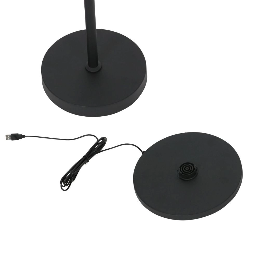 Leeslamp Glowgo zwart oplaadbaar Steinhauer 8712746184532