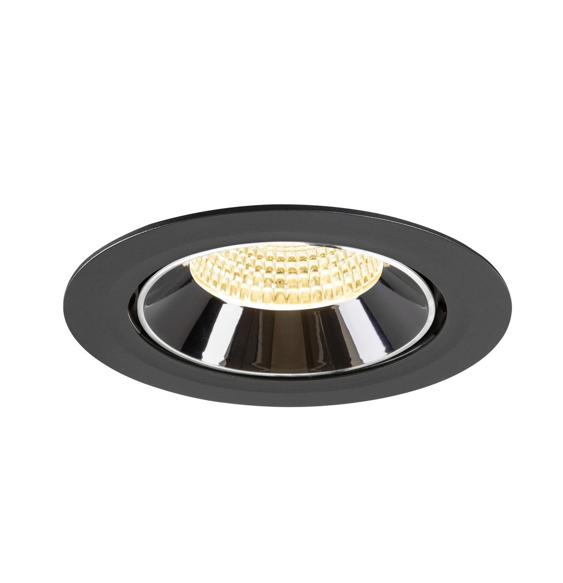 Inbouwspot Numinos Gimble XL zwart/chroom 3000K - 55gr SLV 4024163308649