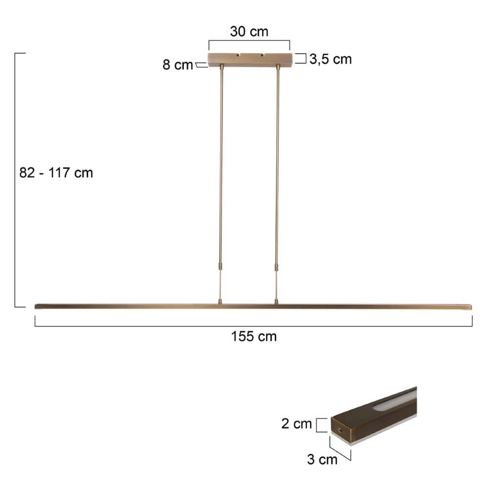 Hanglamp Zelena LED Steinhauer 8712746129342