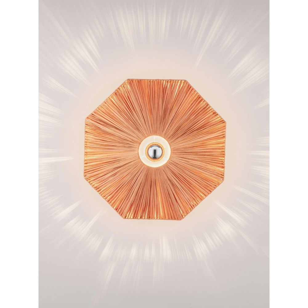 Wandlamp Elvio terracotta Ø 45cm Lyora 5212017493903