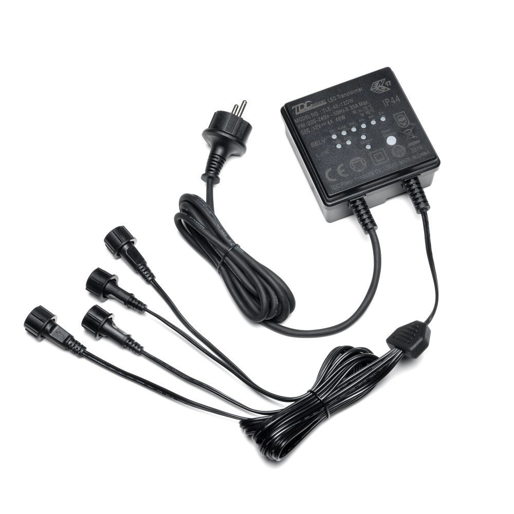 48W trafo 12V zwart