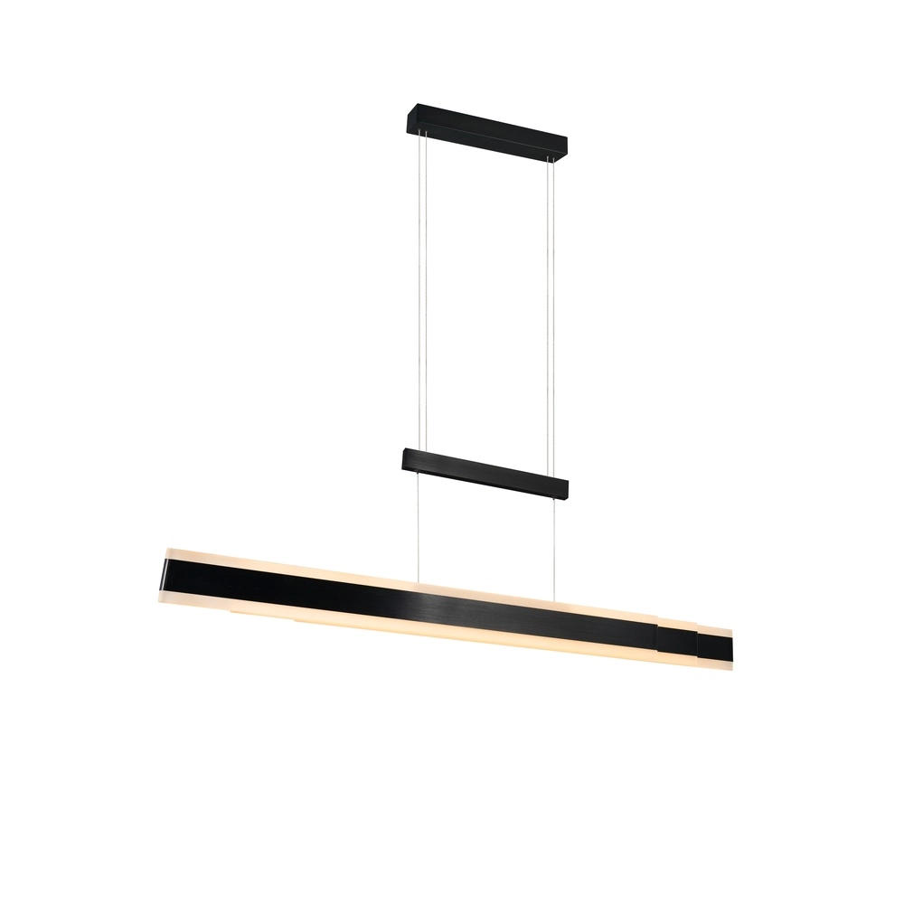 Moderne hanglamp Arcola 152cm zwart Trio 4017807662016