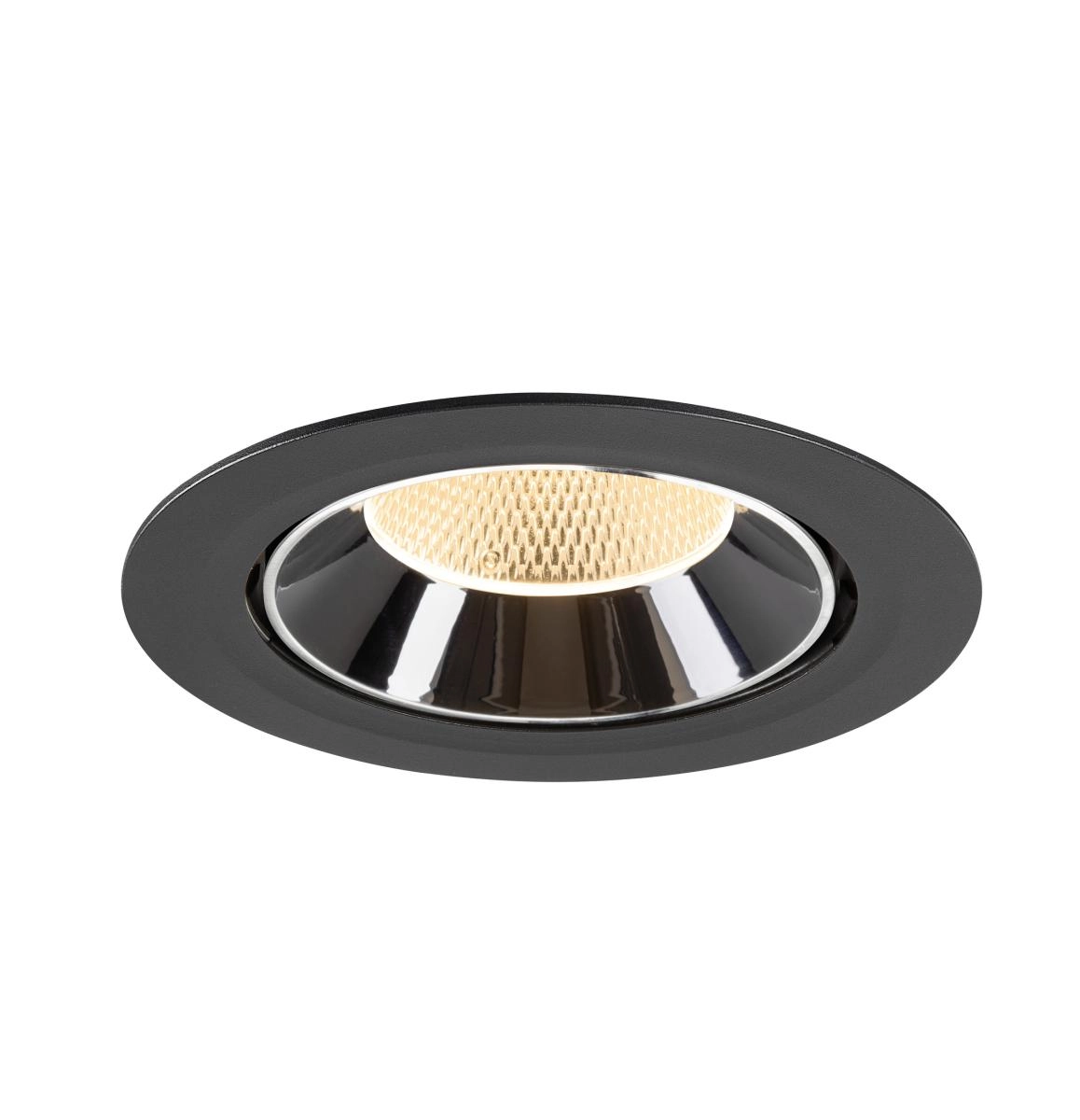 Inbouwspot Numinos Gimble XL zwart/chroom 2700K - 20gr SLV 4024163308885