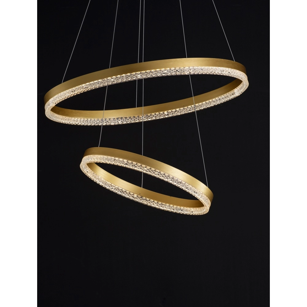 Hanglamp Adria goud Ø 60cm double Lyora 5212017443816