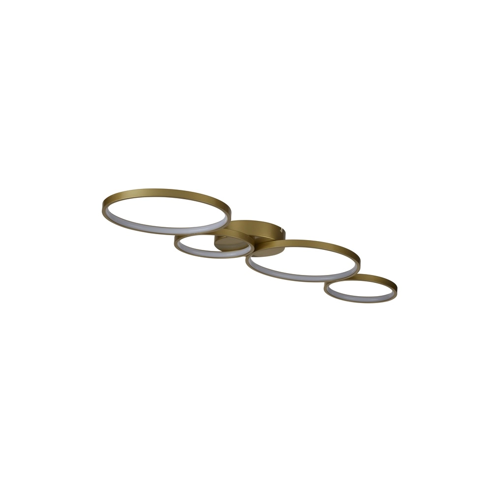Led plafondlamp Cirque goud Searchlight 5053423299235