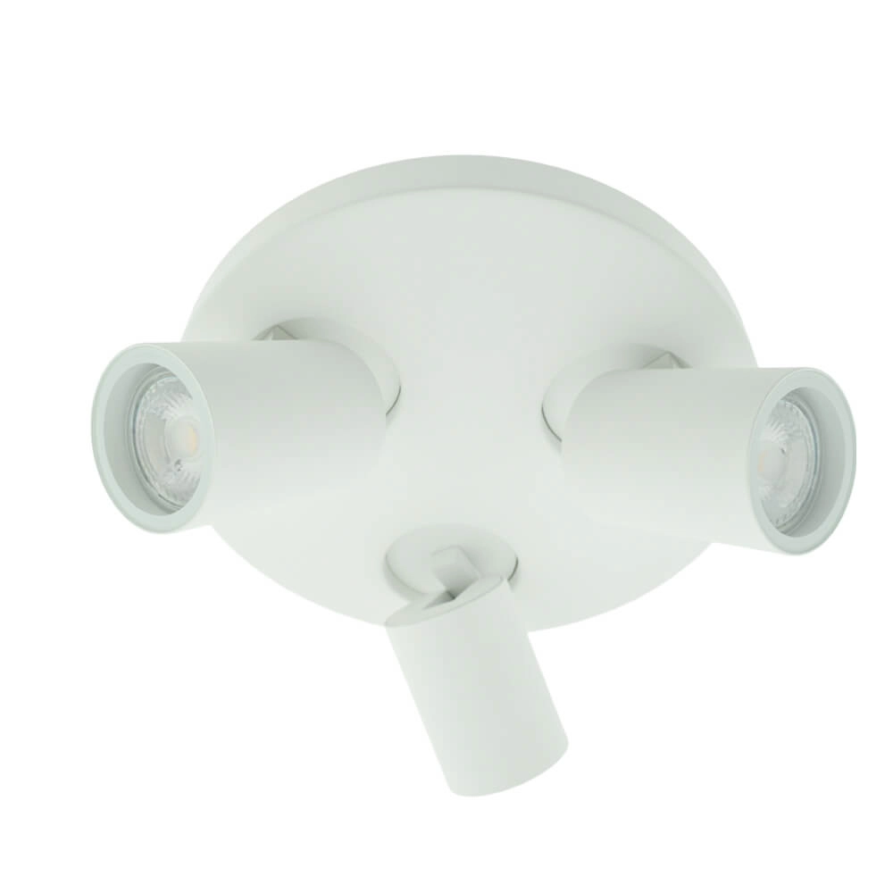 Witte badkamerspot Seller - IP44 3-lichts