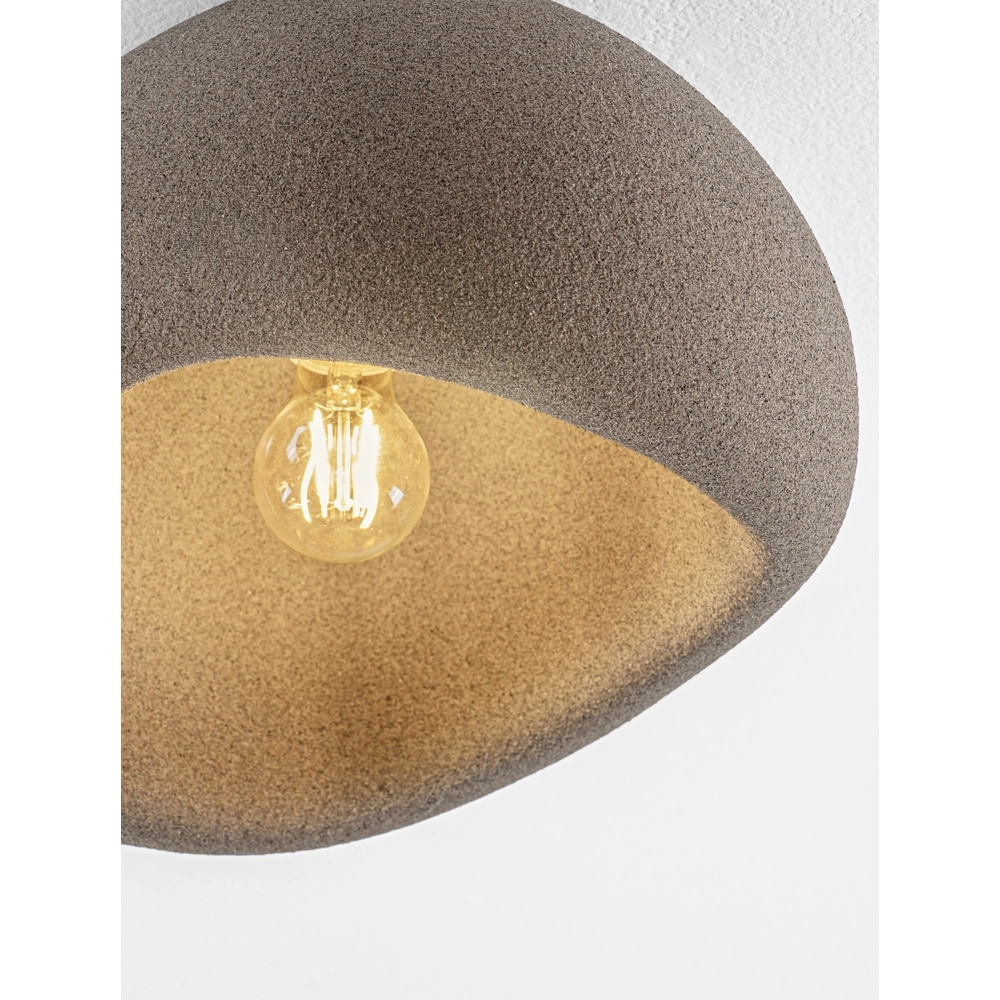 Natuurlijke plafondlamp Aere bruin 40cm Lyora 5212017476760