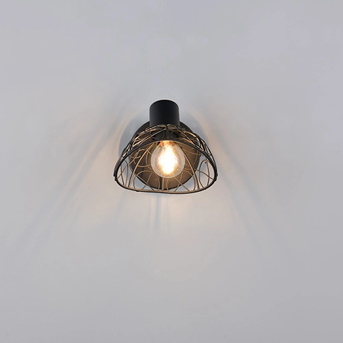 Plafondlamp Yako enkel zwart Trio 4017807670912