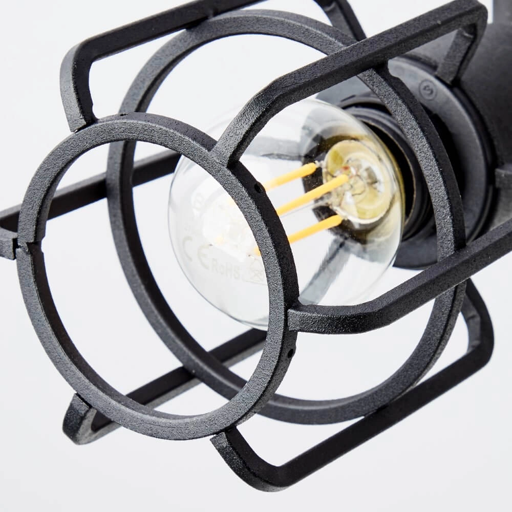 Industriële plafondlamp Gwen 3-lichts Brilliant 4004353409820