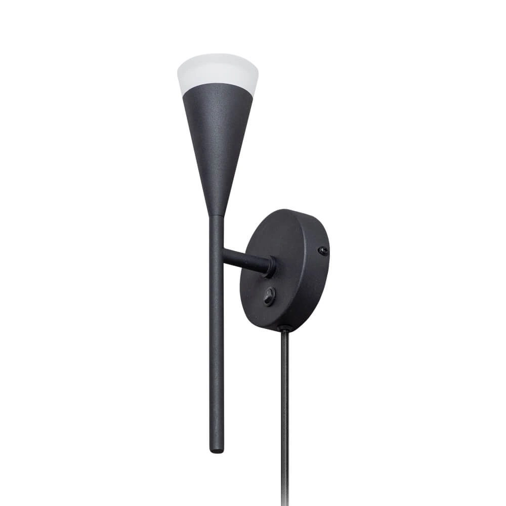 Wandlamp Defender design zwart