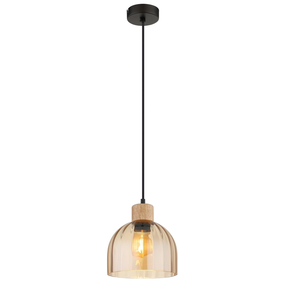Hanglamp Swanson zwart Ø 20cm