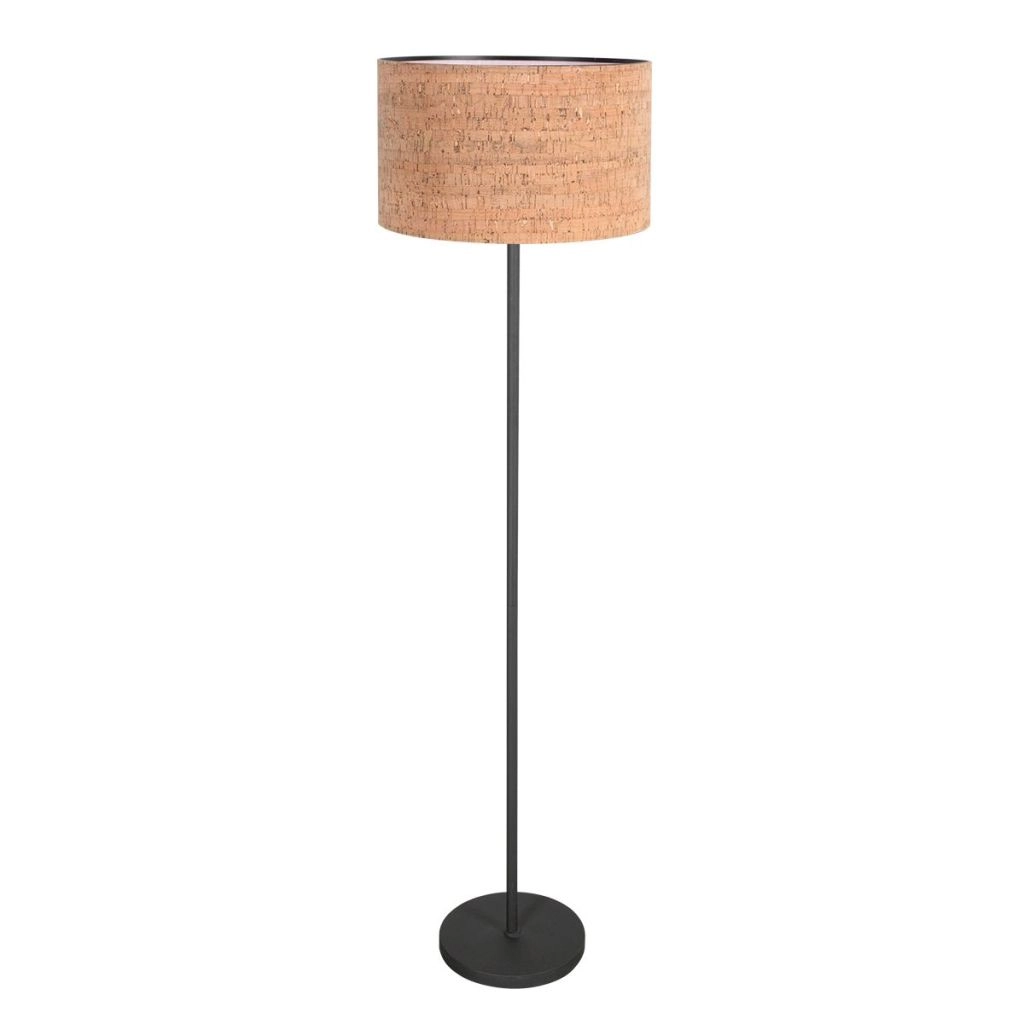 Vloerlamp Noor met kurk kap Ø30cm Steinhauer 8712746182347