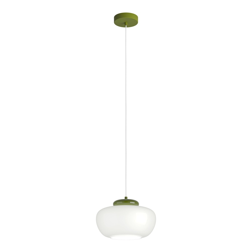 Design hanglamp Berardelli wit met groen Ø 30cm Eglo 9008606404957