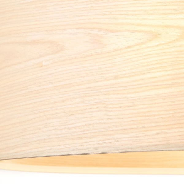 Hanglamp Oval Romm zwart met houtbruin Brilliant 4004353394829