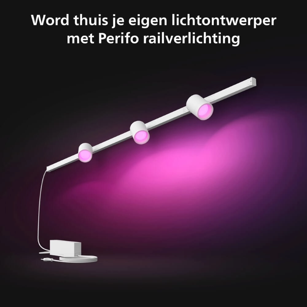 Hue Perifo - White and color set van 3 wandspots wit Philips 8719514407862