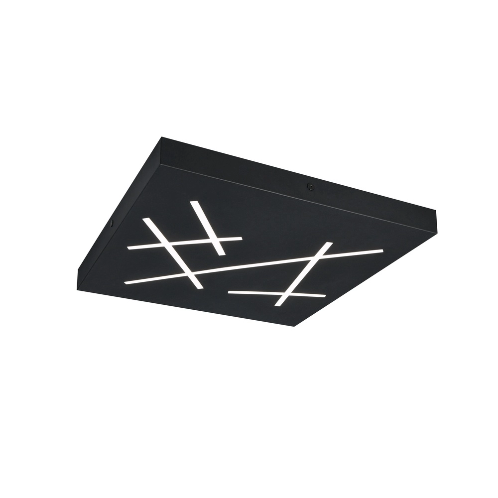 Design plafondlamp Snip zwart Trio 4017807659740