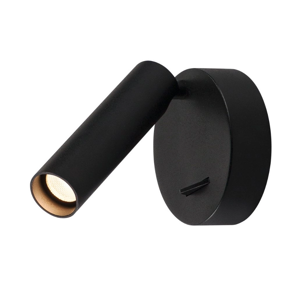 Led wandlamp Karpo zwart