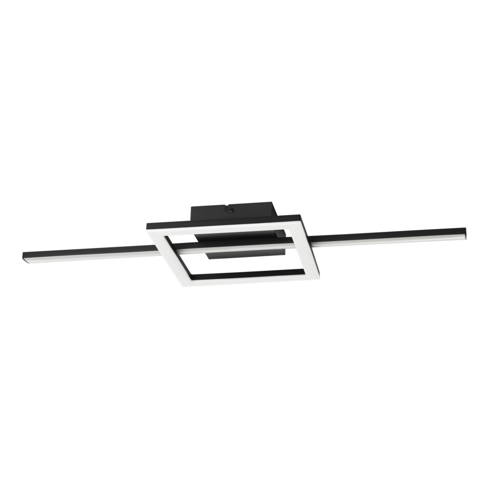 Design plafondlamp Agostino zwart vierkant