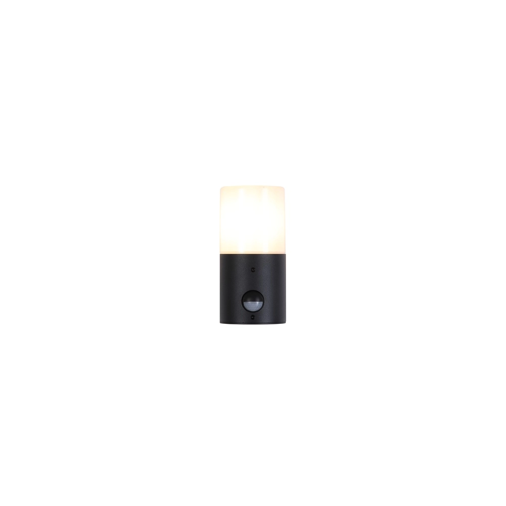 Wandlamp Colorado enkel zwart met sensor