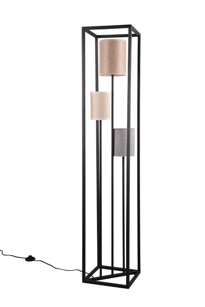 Staande lamp Ross zwart