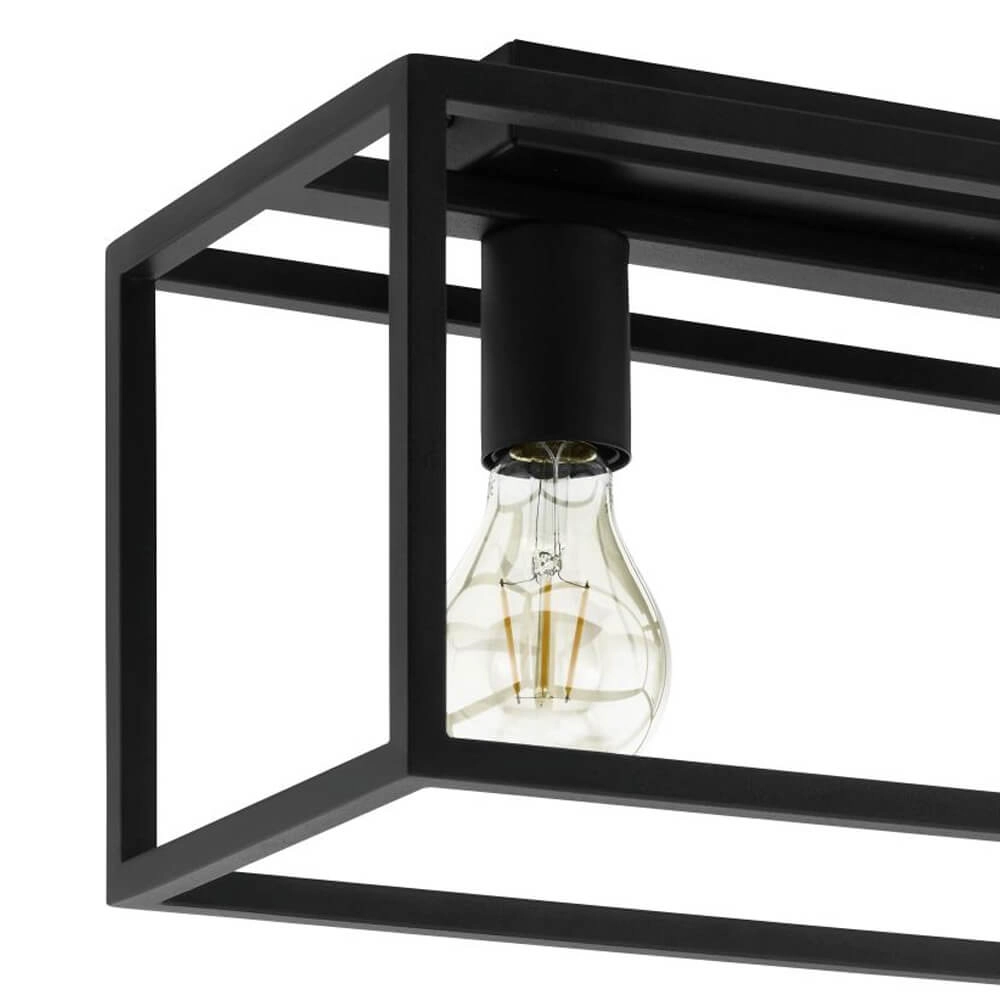 Zwarte plafondlamp Eldrick Eglo 9002759322533