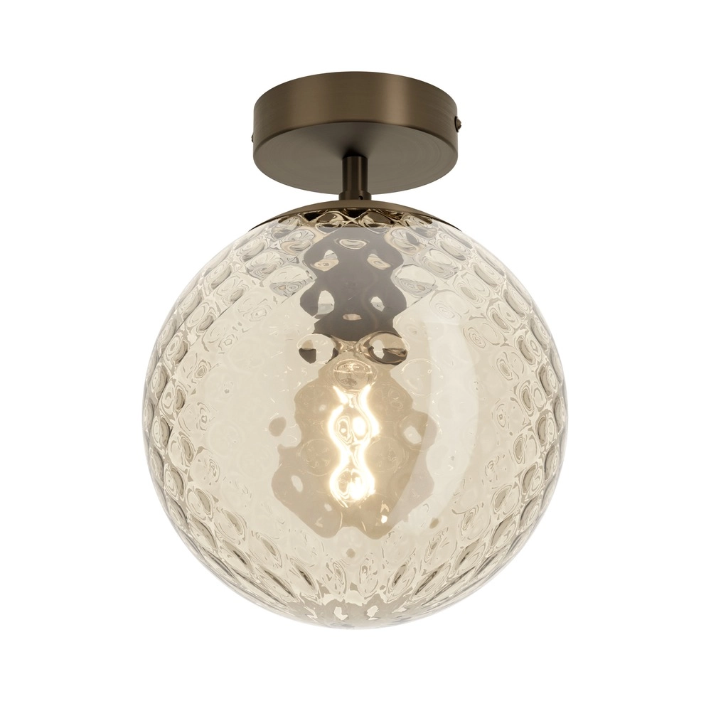 Plafondlamp Rondo 2 donker brons